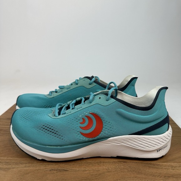New Mens Topo Cyclone Teal Athletic Trail Running Shoes Sneakers Size 10 M - Picture 2 of 8